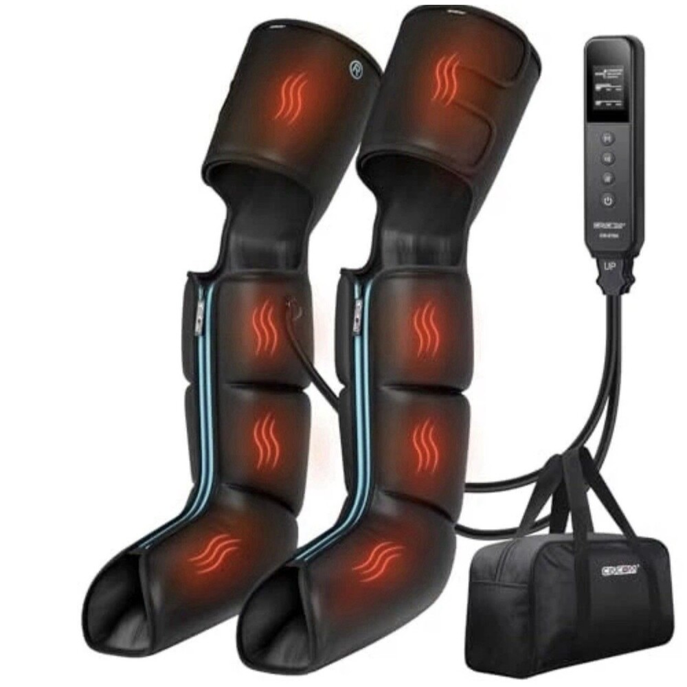 CINCOM Foot Calf Thigh Leg Massager w/ Heat & Compression CM-078A New No Box